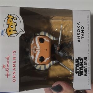 NWT hallmark funko pop Disney Star Wars the Mandalorian ornament Ahsoka Tano